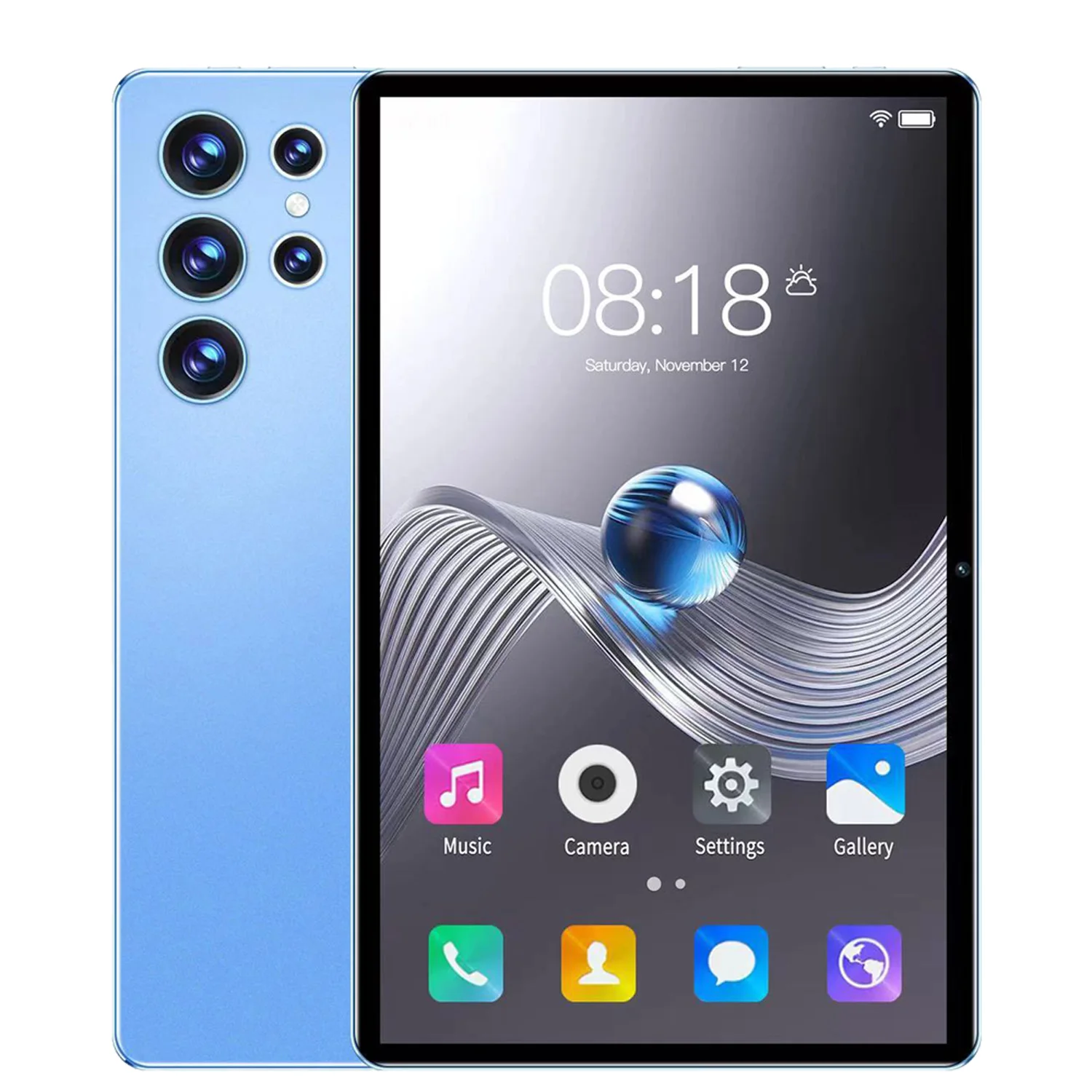 2025 New 10.1 Inch Android Tablet HD Display Octa Core 4GB RAM 64GB ROM Dual SIM WiFi Bluetooth Google Play Tablet PC