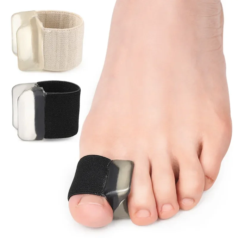 Separador de dedos del pulgar y hueso grande, Corrector alisador de férula para juanete, herramientas para el cuidado de los pies, Protector ortopédico Hallux Valgus, 1 par