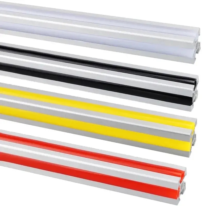 Couvercle de fente rigide de 8mm, 10 pièces/lot, support de panneau d'étanchéité plat de 1000mm de longueur pour profil en aluminium ue série 30/40