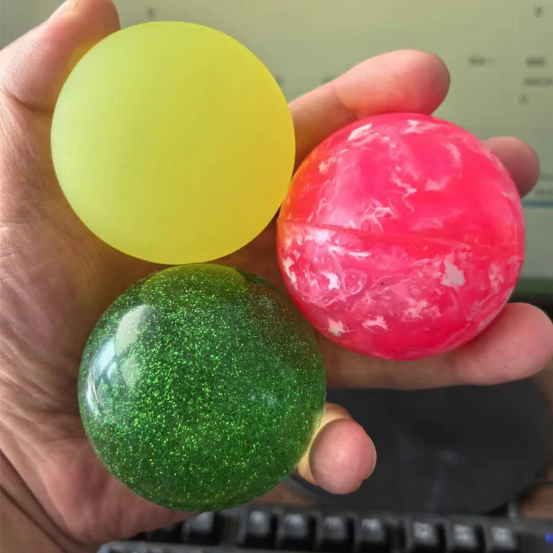 1 Uds. Bola de goma hinchable grande 55MM baloncesto brillo mármol Balle Rebondissante niños fiesta Goodie bolsa de regalo relleno
