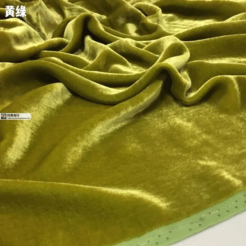 Echter Samt-Wickelstoff, Samtstoffe auf dem Hof, Seiden-Samtstoff für Hochzeitskleid, weiches, hochwertiges Tuch, Schwarz, Rot