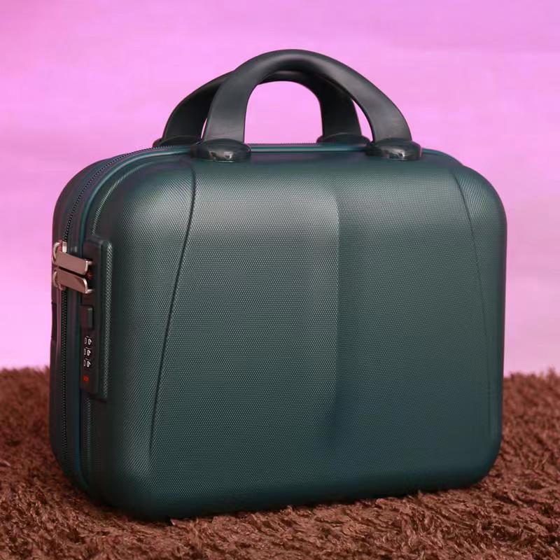 Estojo de viagem para cosméticos, bolsa de maquiagem feminina, moda, bagagem de mão, mala com bloqueio de senha, bolsa de armazenamento, organizador de embarque