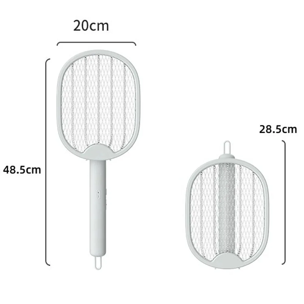 3000V Foldable Electric Mosquito Killer USB Rechargeable Fly Trap Mosquito Swatter Racket Insect Killer With UV Light Bug Zapper