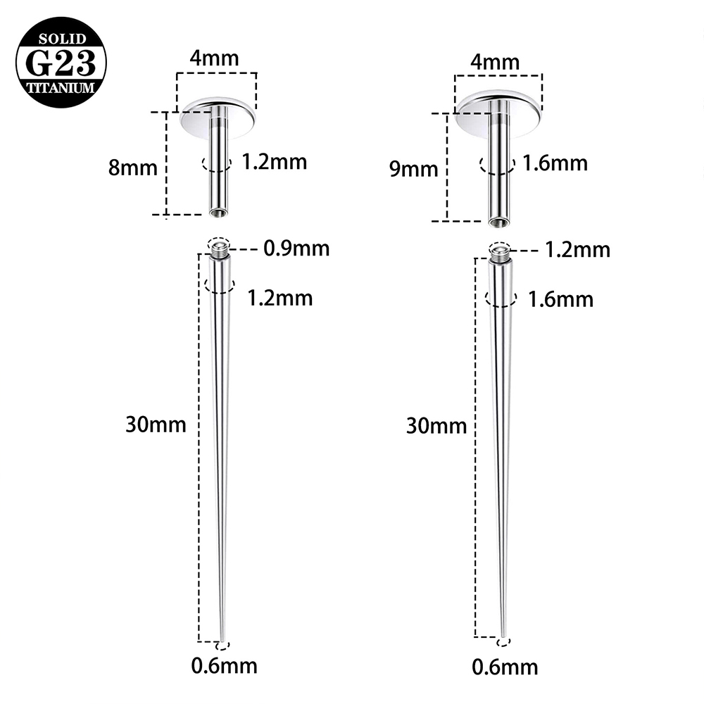 CANNER 14/16/18/20G outil de préhension de boule conique de perçage en acier inoxydable pour changer de bijoux boucles d'oreilles à dos plat Kit de perçage corporel