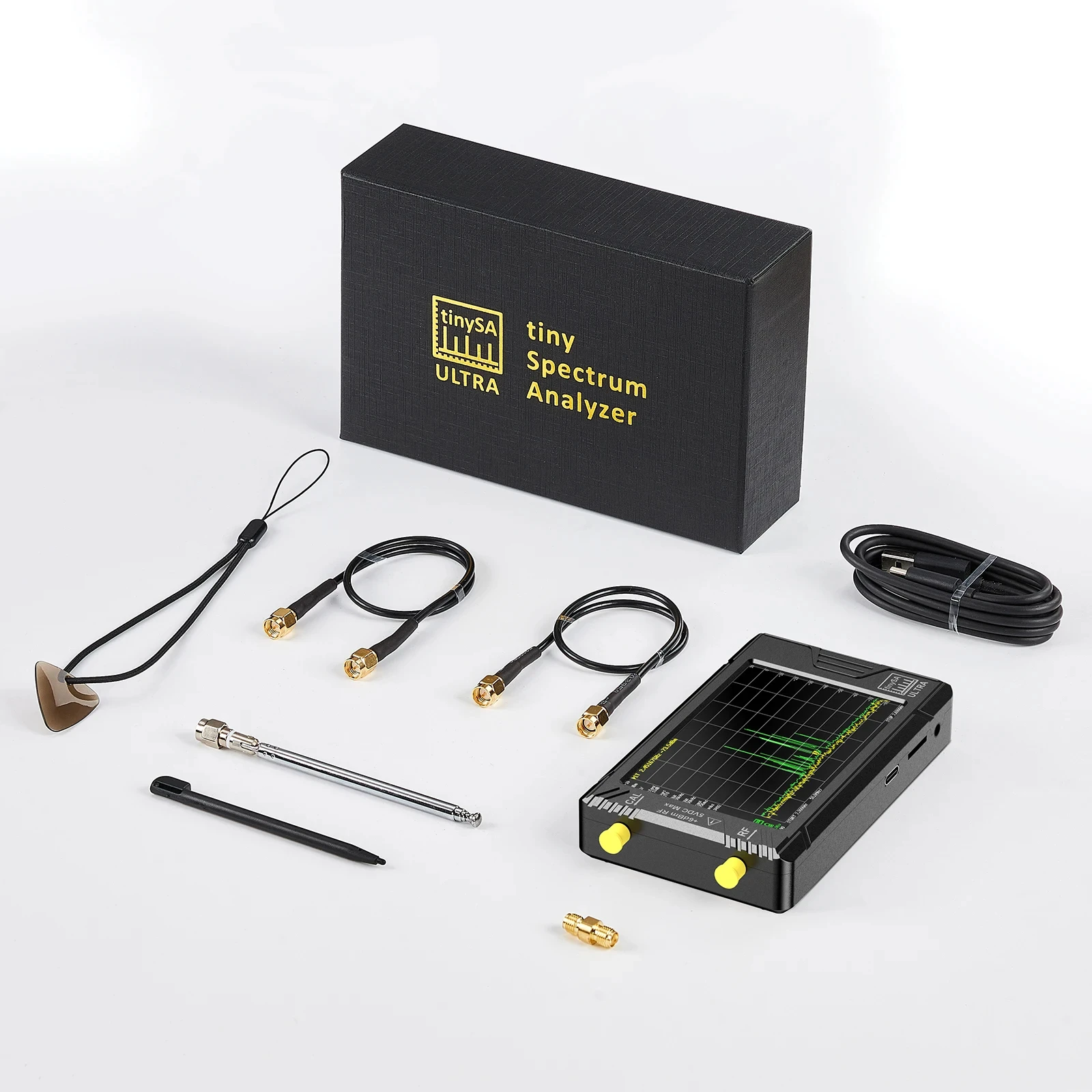 Spectrum Analyzer TinySA ULTRA With 4" Display 100kHz to 5.3GHz with 32GB Card Version V0.4.5.1