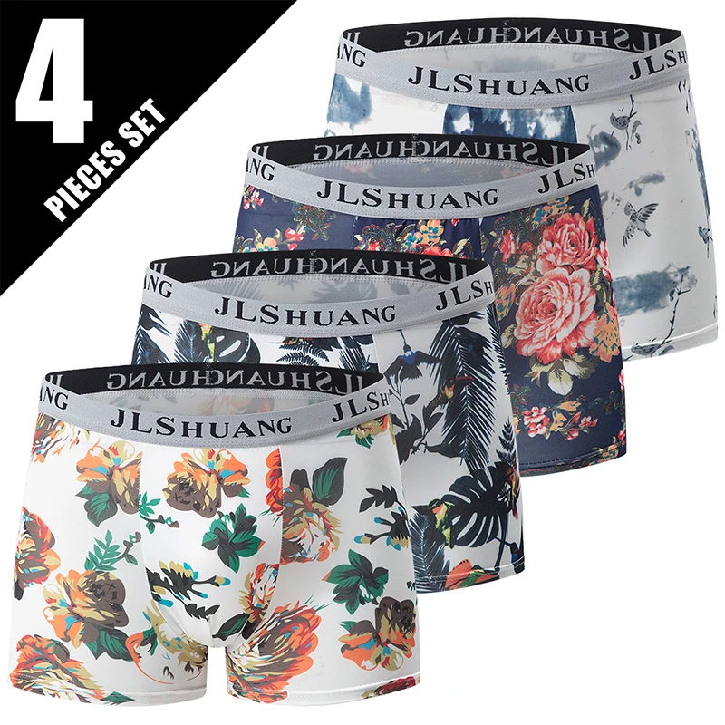 Paquete de 4/10 pantalones cortos para adolescentes y adultos, pantalones cortos sencillos de varios tamaños a la moda para padres e hijos, ropa interior cómoda para hombres, cintura elástica P