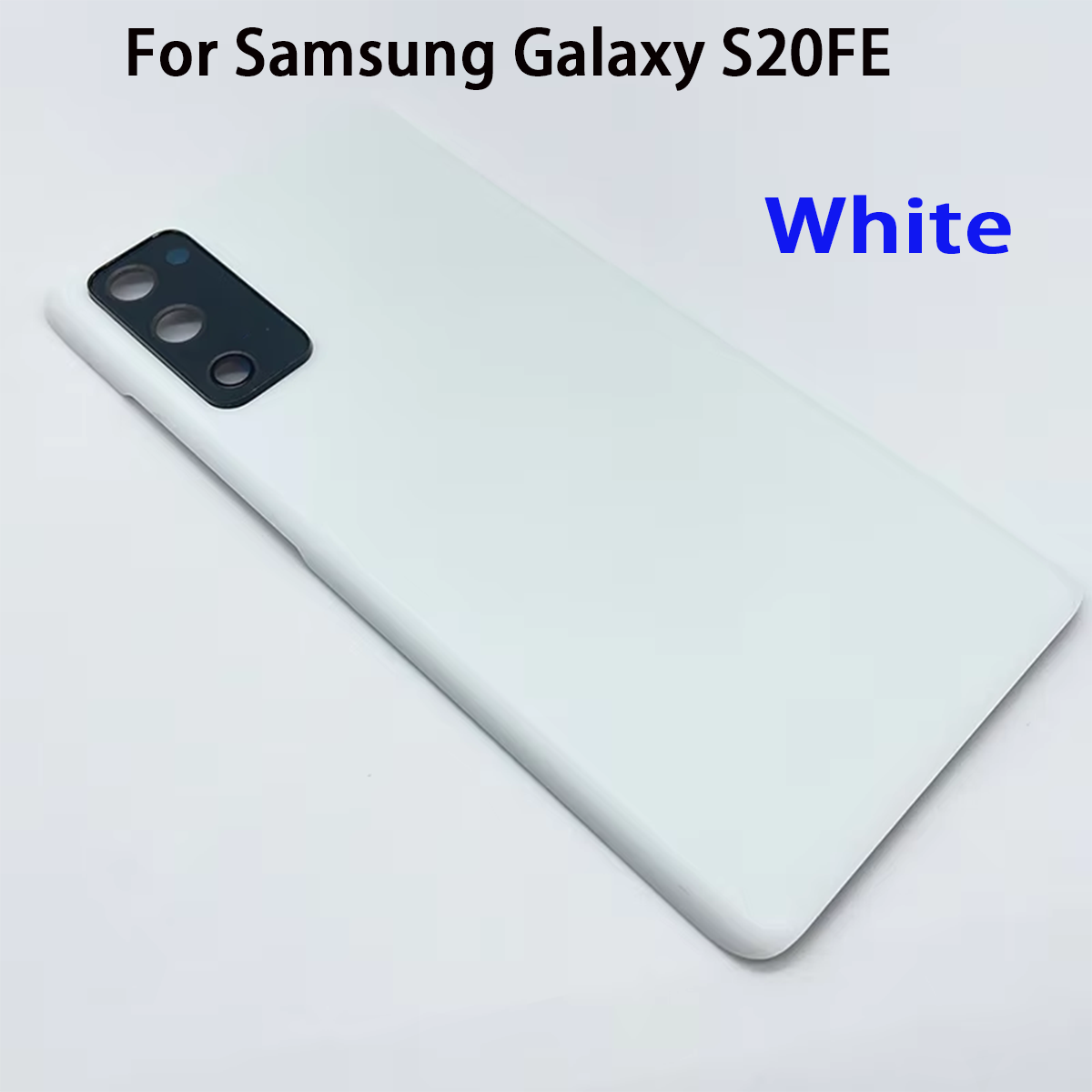 Cubierta trasera para batería Samsung s20fe, repuesto de cubierta de carcasa trasera de plástico para Samsung Galaxy S20 FE G7810 G781U G781B