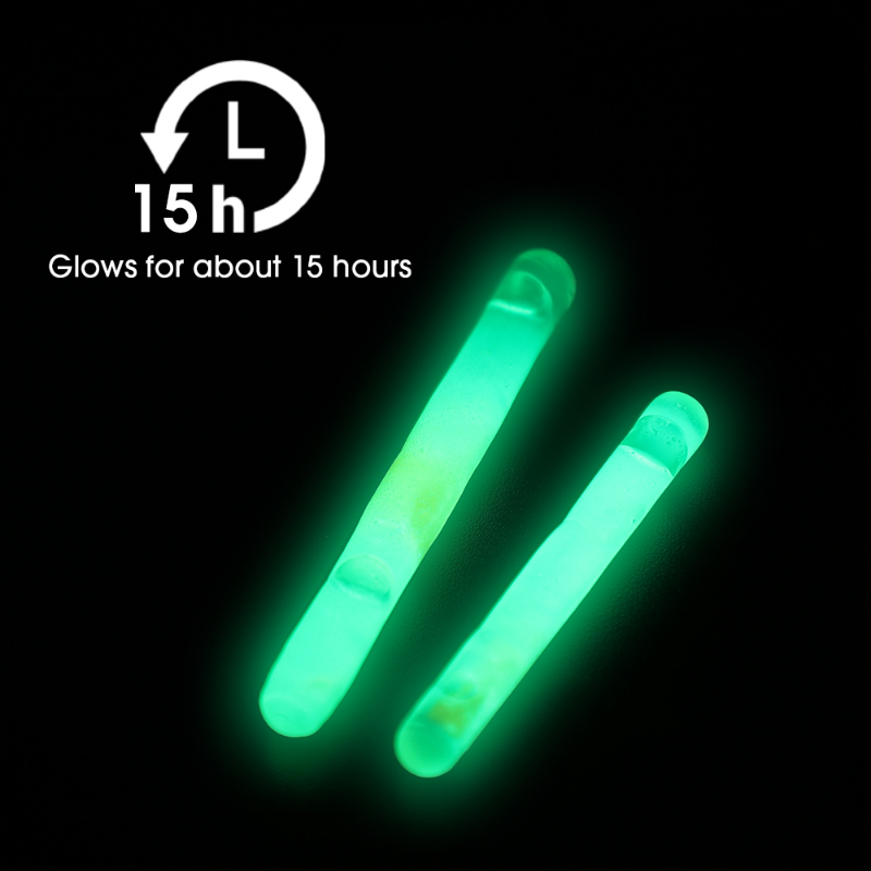 50/100PCS Fireflies Fluorescent Lightstick Light 4.5mm Fishing Float Rod Lights Dark Glow Stick Useful Fishing Tackle Accessorie