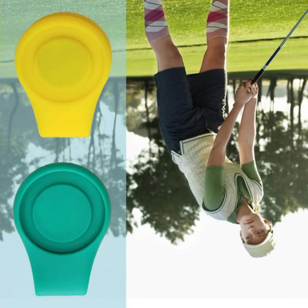 Зажим для шляпы для гольфа, без ароматизаторов, магнитный силиконовый магнит, маркер для мяча для гольфа для калибровки положения, маркер для мяча, зажим для шляпы, аксессуары