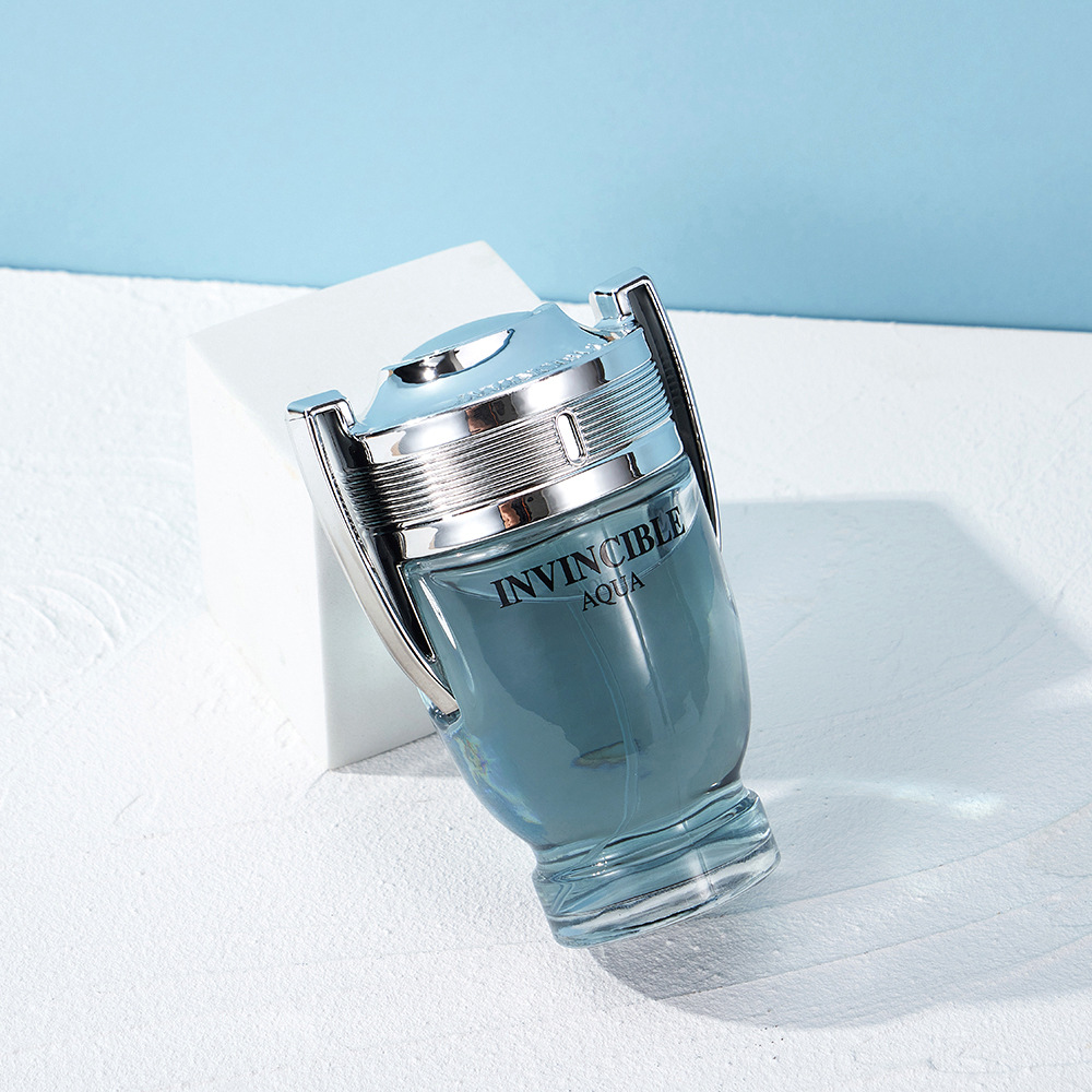 100ML 3.4FL.OZ INVINCIBLE AQUA น้ําหอมผู้ชาย EDP, Woody Aquatic Notes, สเปรย์น้ําหอมสดของขวัญสําหรับชายจัดส่งฟรี