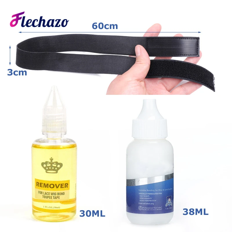 Mới Tóc Giả Đeo Dụng Cụ Chất Lượng Tóc Giả Keo Và Keo Tẩy Và Thun Dây Đội Đầu Dành Cho Tóc Giả Bộ Tóc Giả Toupee Hệ Thống