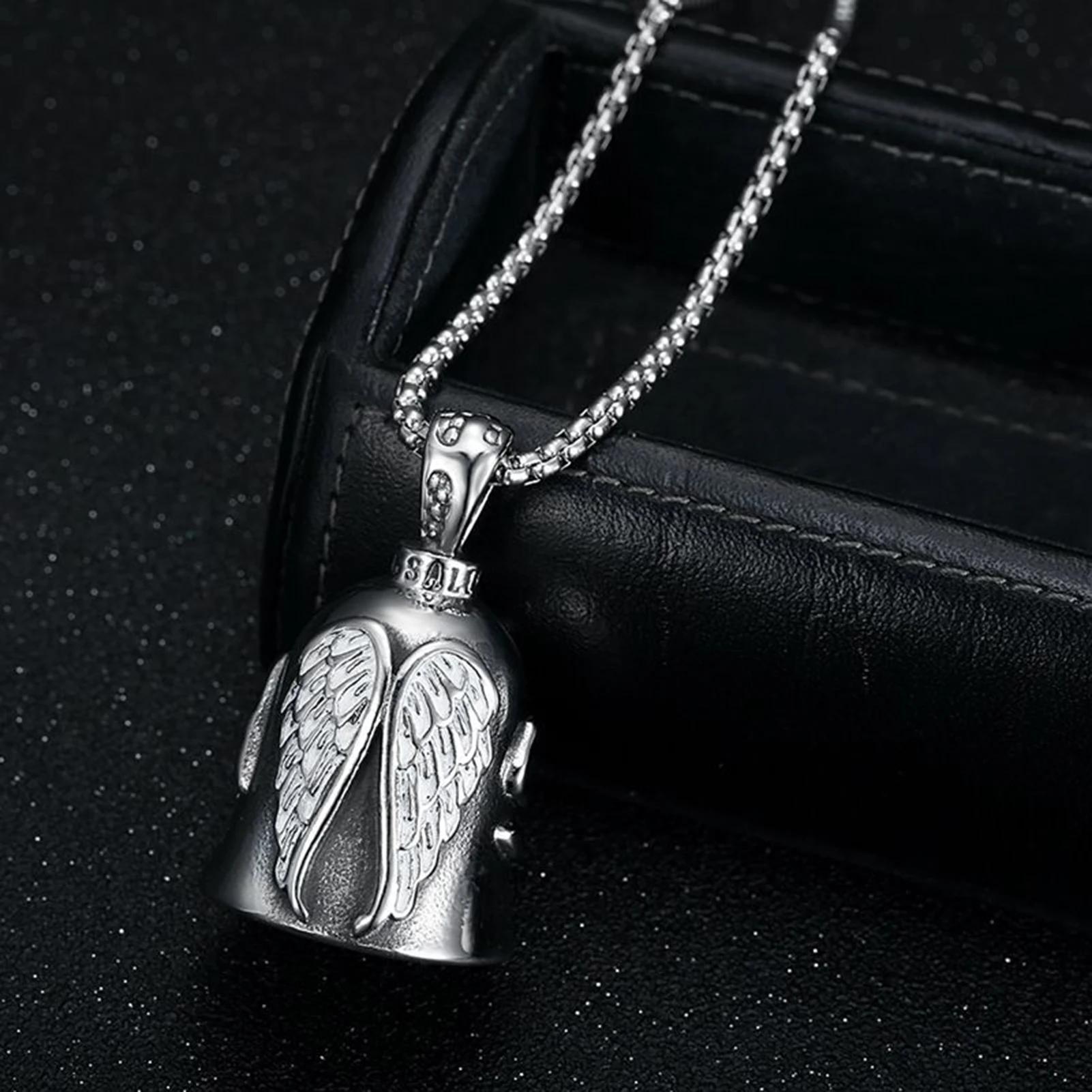 Riding Bell Angel Guardian Biker Riding Bell Portable Motorcycle Accessories For Biker Riders Motorcycle Bicycle Valentine Gift