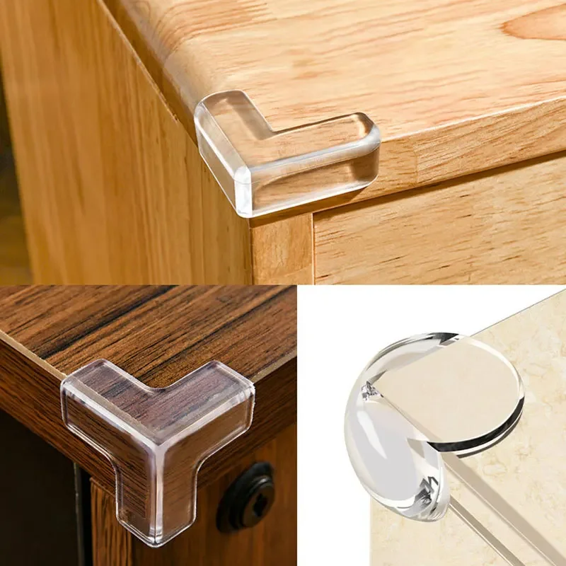 4/8/12PCS เด็กความปลอดภัยซิลิโคน Protector ตารางมุมขอบป้องกันเด็ก Anticollision EDGE Guards