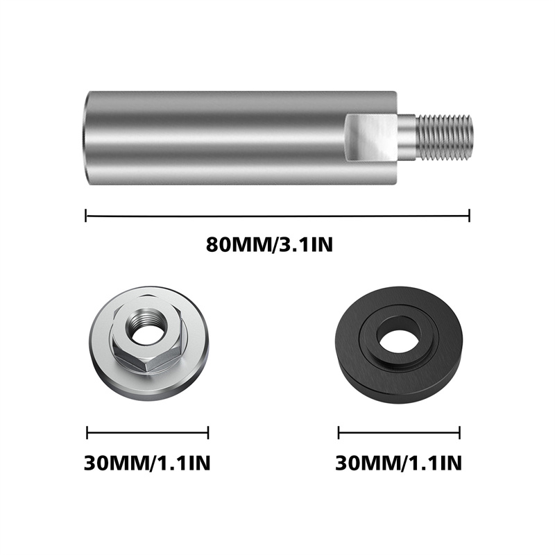 アングルグラインダー m14 から m10 アダプタねじコンバータ Adapte インターフェースコネクタねじ接続ロッドナットスロッティング 125 150 タイプ