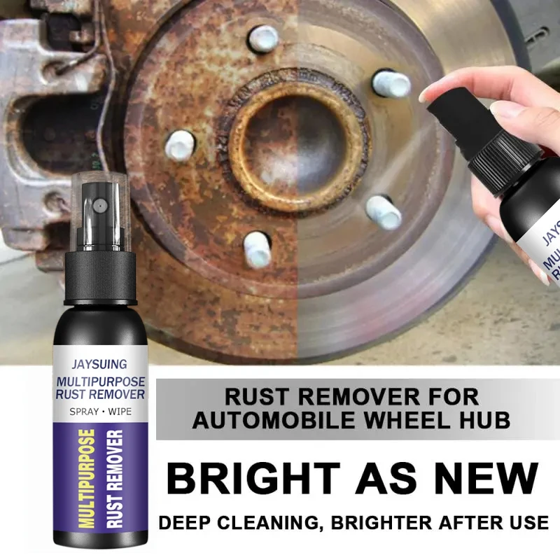 Spray eliminador de óxido multiusos, superficie de Metal, pintura cromada, mantenimiento de coche, limpieza en polvo de hierro, limpiador súper antioxidante, 30ML