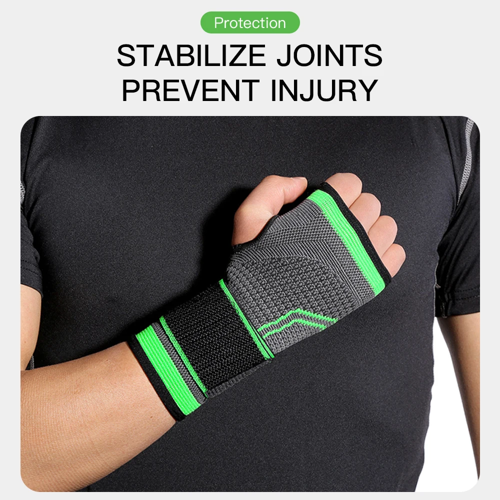 ถุงมือบีบอัดสายรัดข้อมือสำหรับ carpal tunnel สายรัดข้อมือสำหรับเล่นกีฬายิมอุปกรณ์ป้องกันข้อมือ