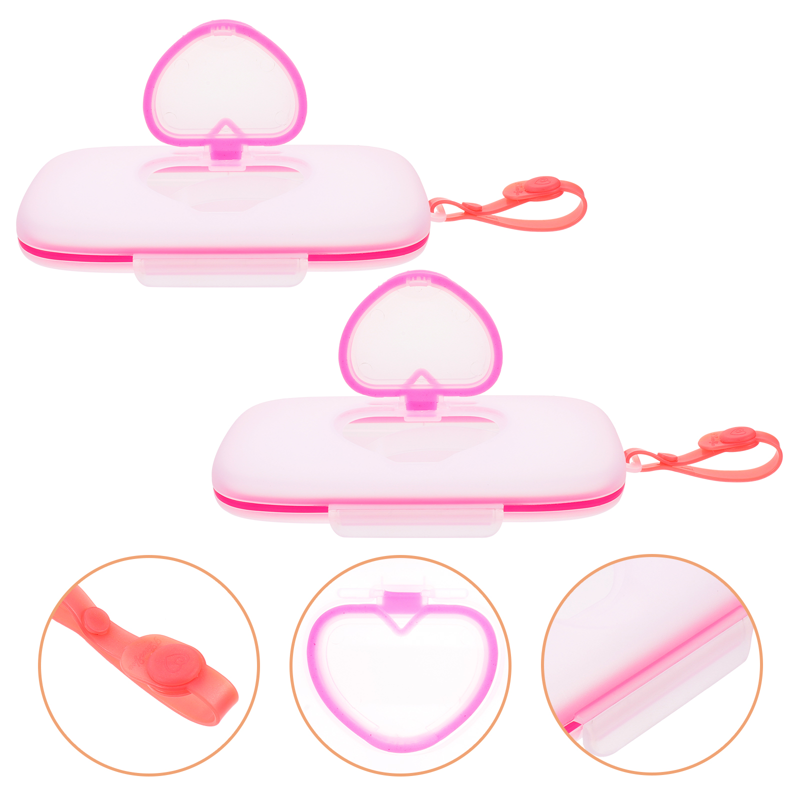 2 pçs portátil toalhetes caso caixa carrinho de bebê pendurado toalhetes caixa leve durável caso tecido molhado cinto carrinho berço ao ar livre