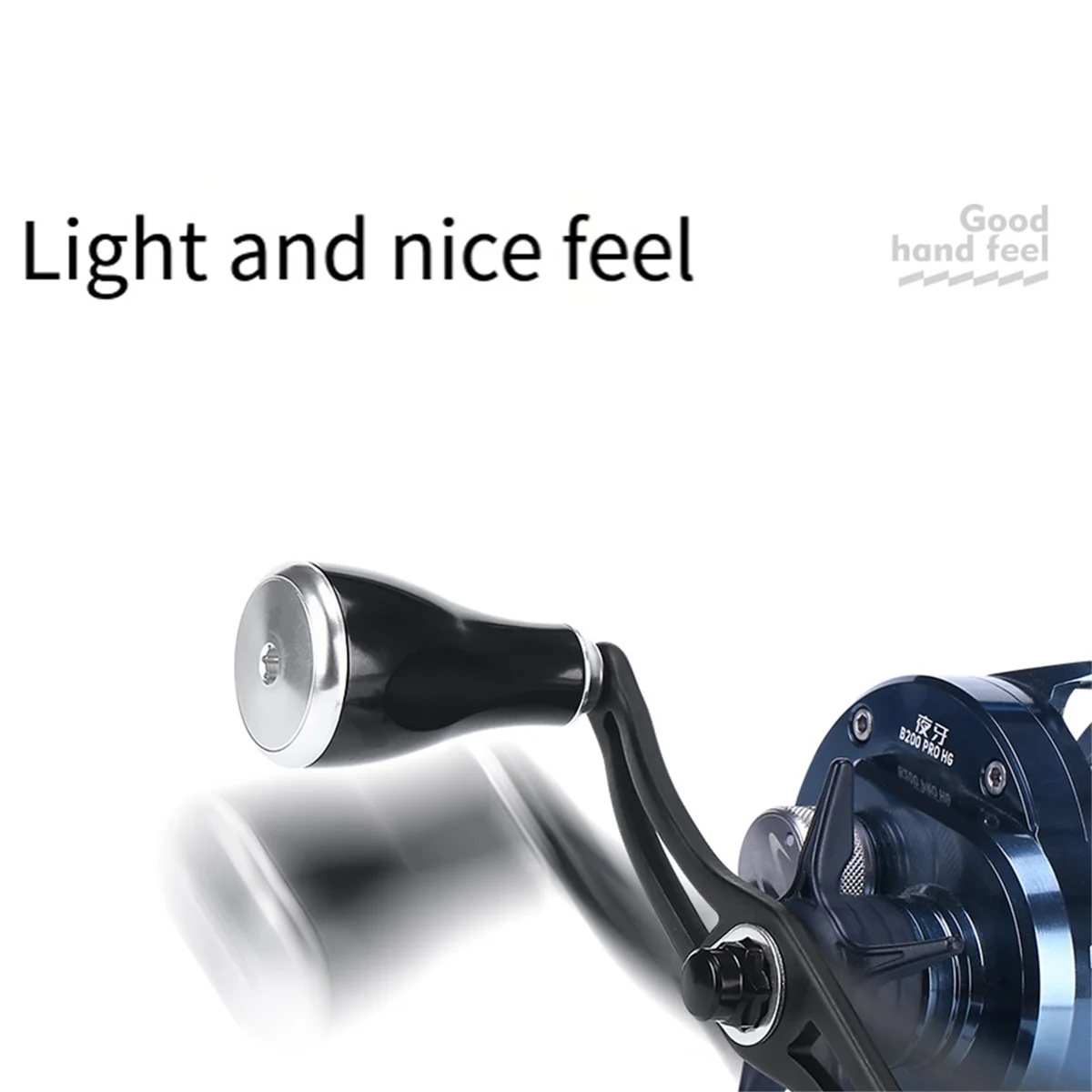 A72P ตกปลา Reel Handle อลูมิเนียม Double Rocker ตกปลา Reel Rocker Extended Rocker สีเบอร์ 7