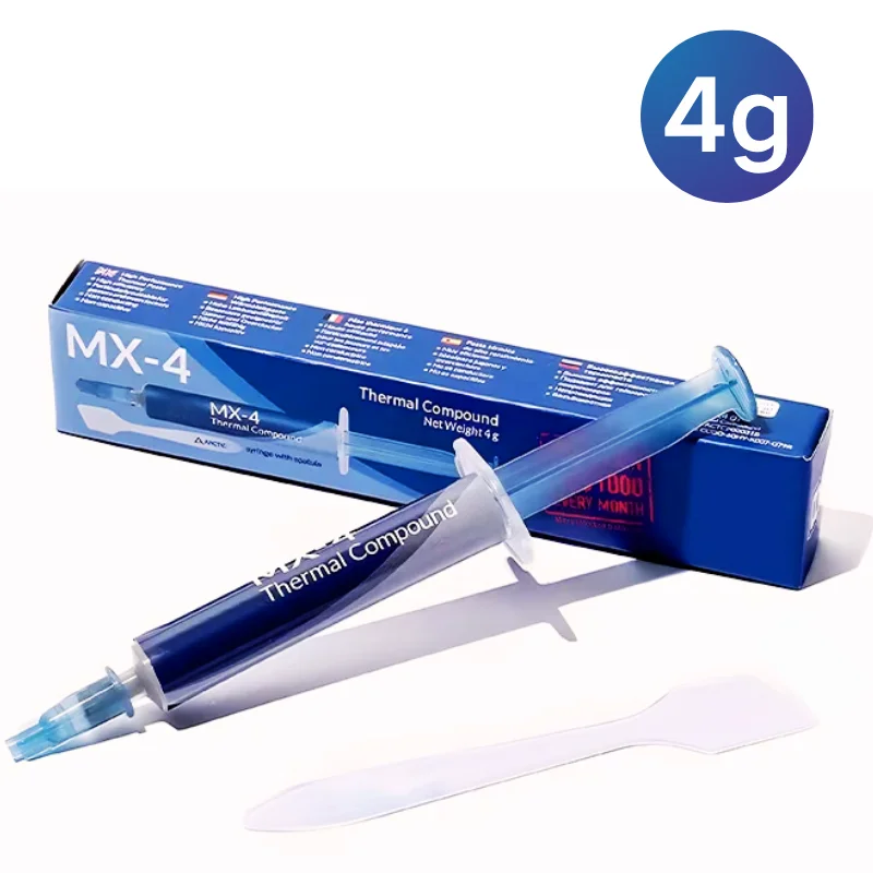 MX4 Thermal Paste Processor MX-4 4g 8.5W/M-k For CPU GPU Printer HeatSink Cooling Cooler Thermal Grease Compound Silicone