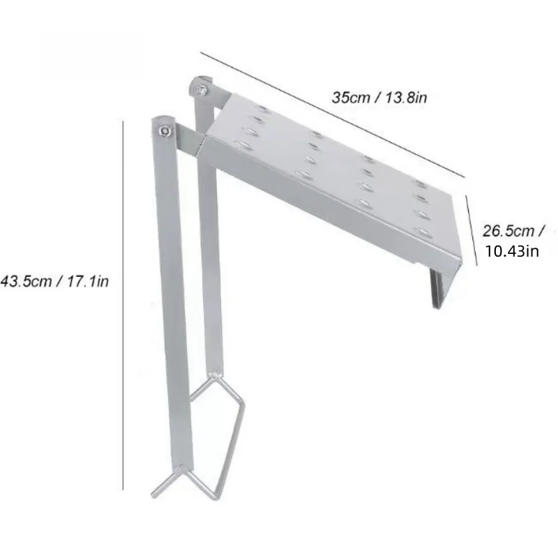 Nuovo tipo di accessori per scale in alluminio, banchi da lavoro, piattaforme triangolari, piattaforme di stoccaggio e piattaforme di installazione semplici