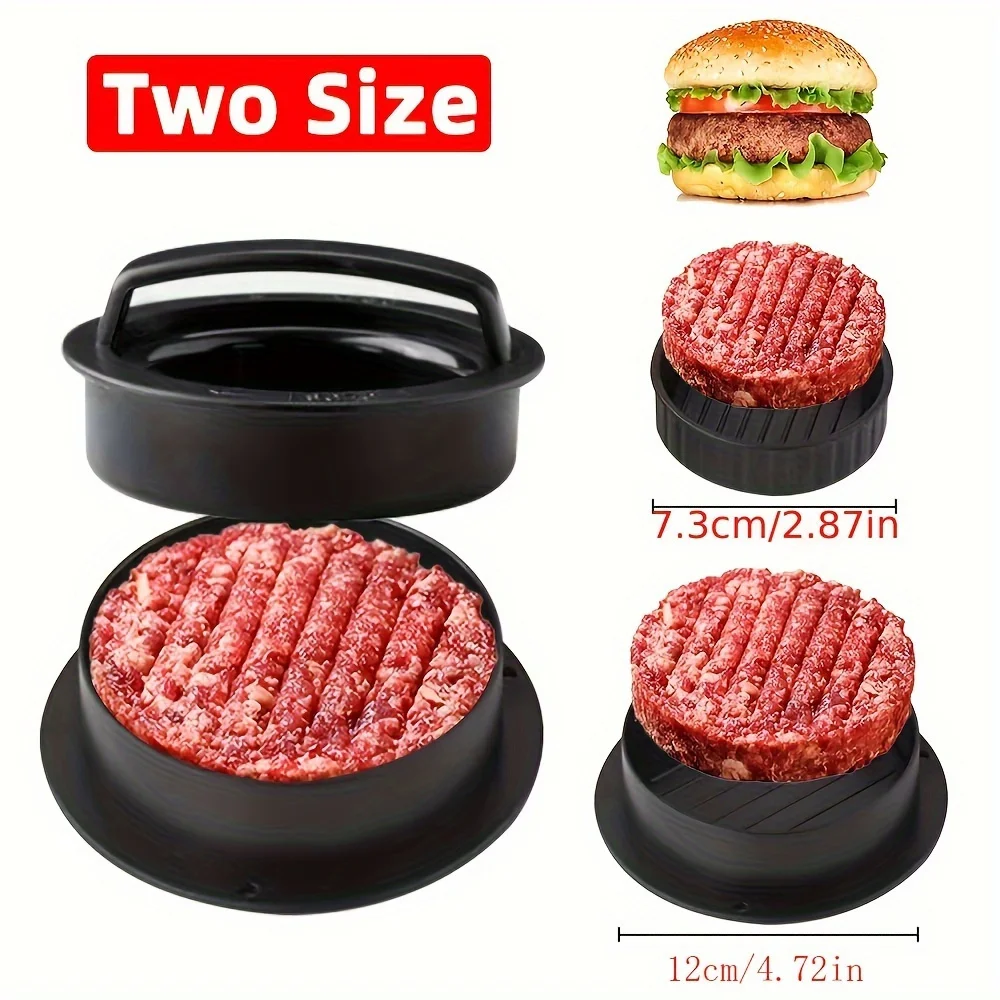 1 Set, geeignet für Wohnmobil-Küche, antihaftbeschichtete Hamburger-Maschine, Fleischkuchenmaschine, geeignet für Fleisch, Milch, Käse, Gemüse