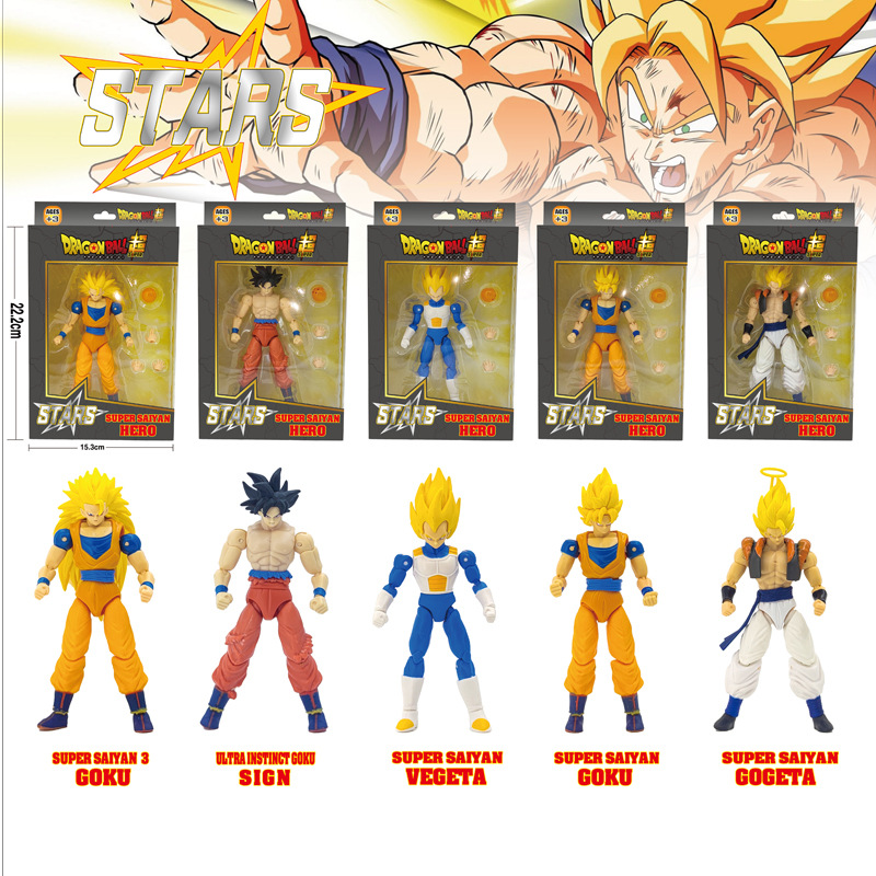 ドラゴンボール SHF 悟空ベジータアクションフィギュア超サイヤ人ゴジータ Dbz 置物 PVC コレクションモデルのおもちゃキッズギフト