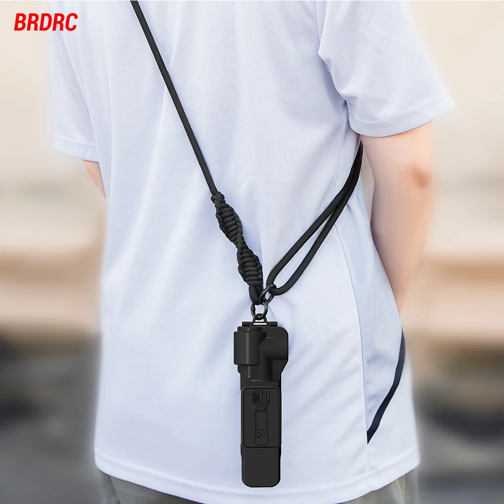 Cordón de cámara para cámara Pocket 3/Insta360 X5 X4/Gopro con correa para el cuello con tornillo de 1/4 pulgadas, cuerda colgante ajustable, accesorio antipérdida