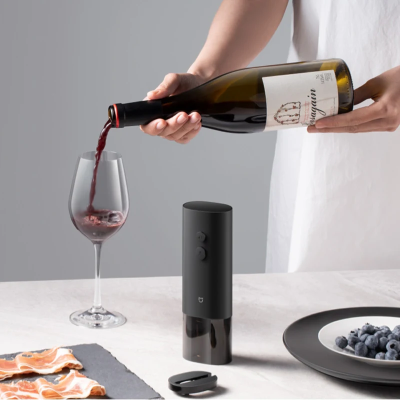 2025 New XIAOMI MIJIA Electric Wine Opener Automatic Bottle Cap Opener For Wine Corkscrew Machine