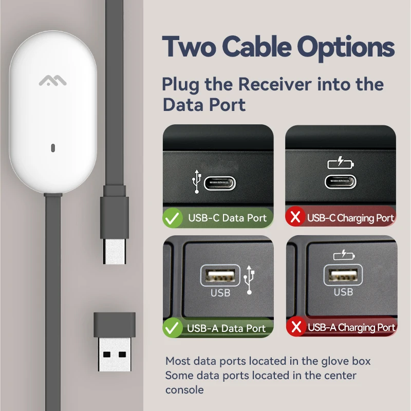 Micrófono de karaoke T1-Car, micrófono de caraoke recargable con receptor USB-A y USB-C, enchufe para usar