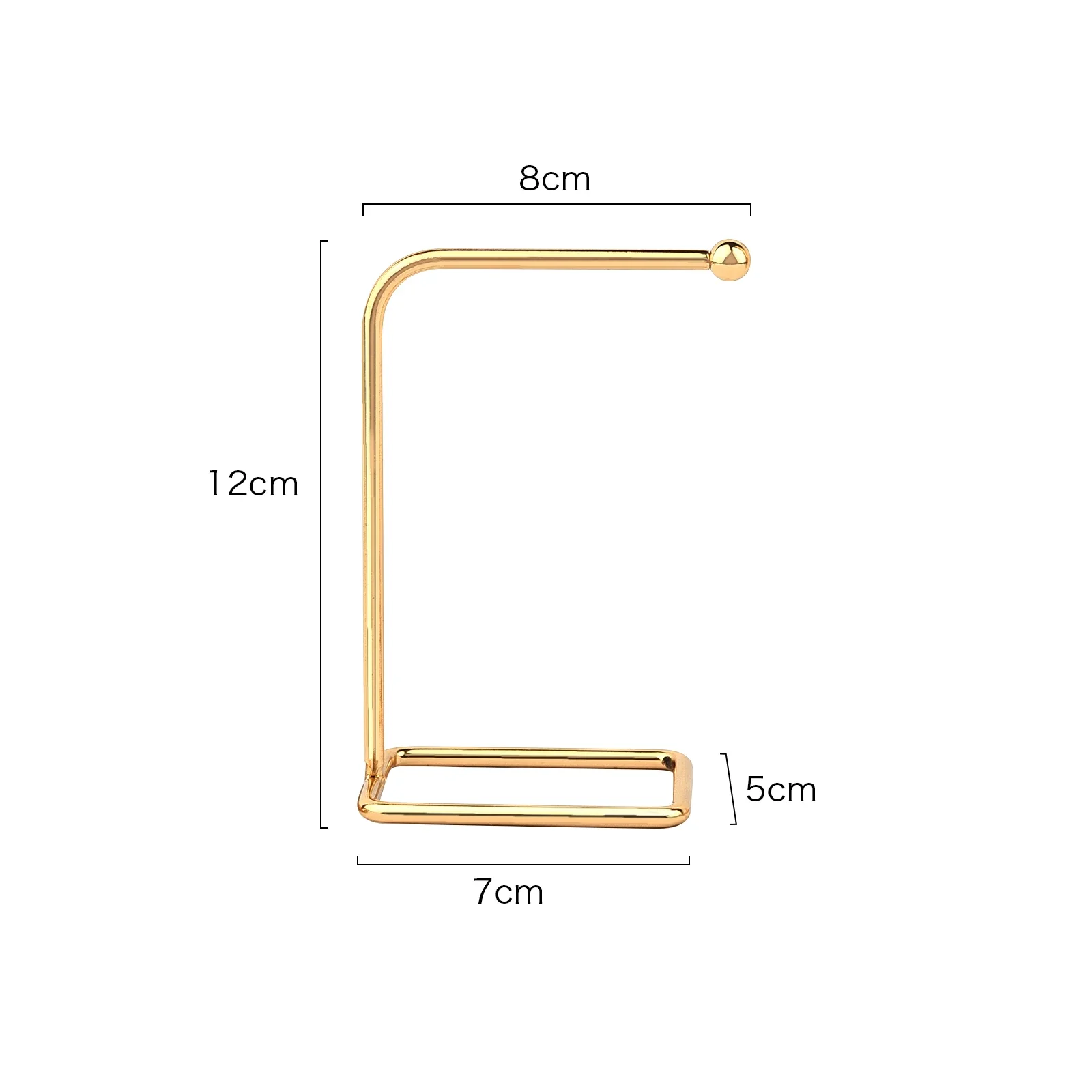 Metal Brinco Display Stand para Colar e Bolsa, Múltiplas Formas Jóias Titular, Chaveiro