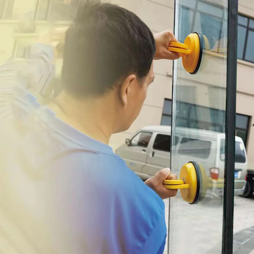 진공 강력한 흡입 컵 유리 타일 바닥에 대 한 헤비 듀티 진공 ABS 핸들 세라믹 흡입 컵 리프팅 자동차 덴트 수리 도구