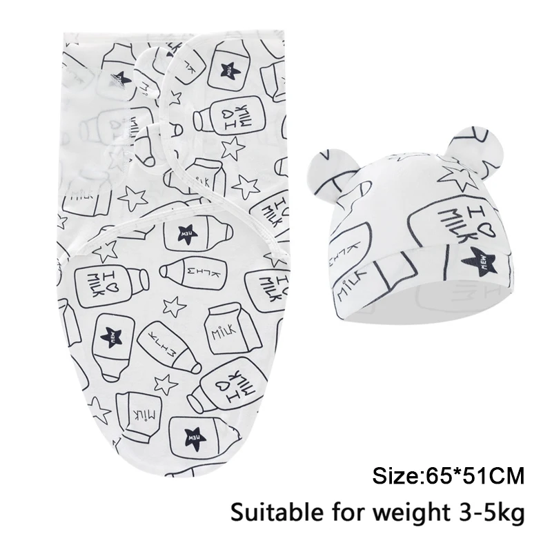 Sacos de dormir para bebés, capullo para recién nacidos, sobre envolvente, 100% algodón, manta para bebé de 0 a 6 meses, saco de dormir envolvente