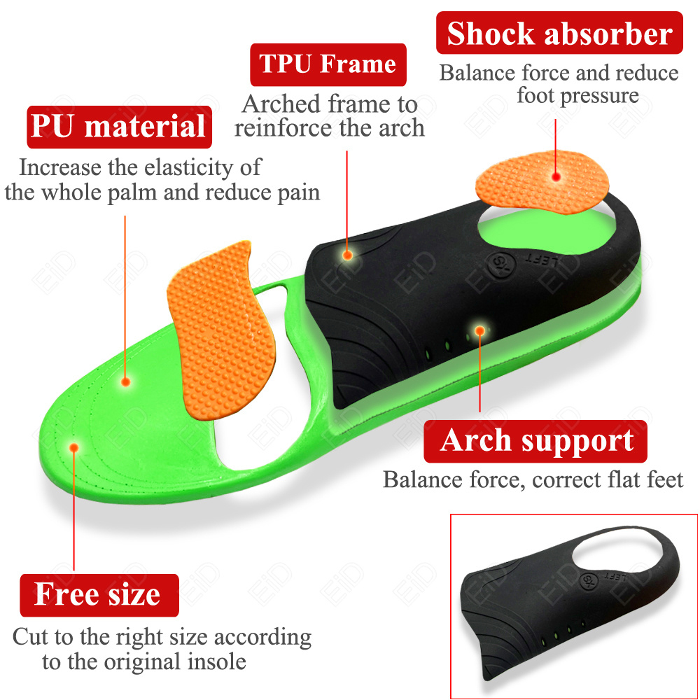 EiD Tốt Nhất Orthotic Đế Hỗ Trợ Vòm X/O Chân Chân Dẹp Sức Khỏe Đế Giày Lót Miếng Lót Cho Giày Lắp đệm Chỉnh Hình Miếng Lót
