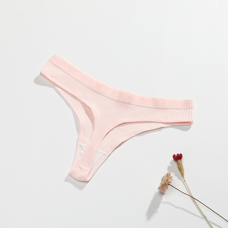 Calcinha brasileira feminina roupa interior de algodão M-XL confortável cuecas de cintura baixa t-back calcinha lingerie feminina 2022