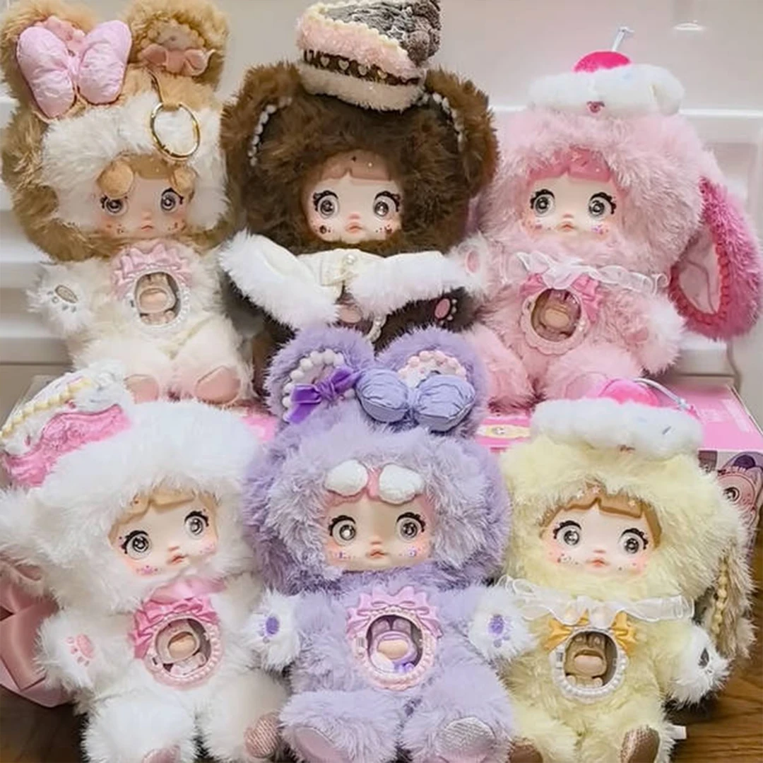 Nommi & Amlls Sweetheart Bite Series Плюшевая виниловая слепая коробка Игрушки Nommi V7 Mystery Box Куклы Виниловая модель Мягкая подвеска Модные игры