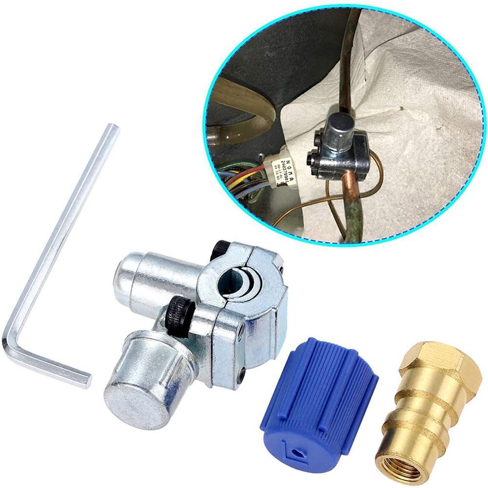 BPV-31 Cap Valve Kit Accessories BPV31 BPV31D With Dust Cap Zinc Alloy Piercing Tap For Refrigerant GPV31