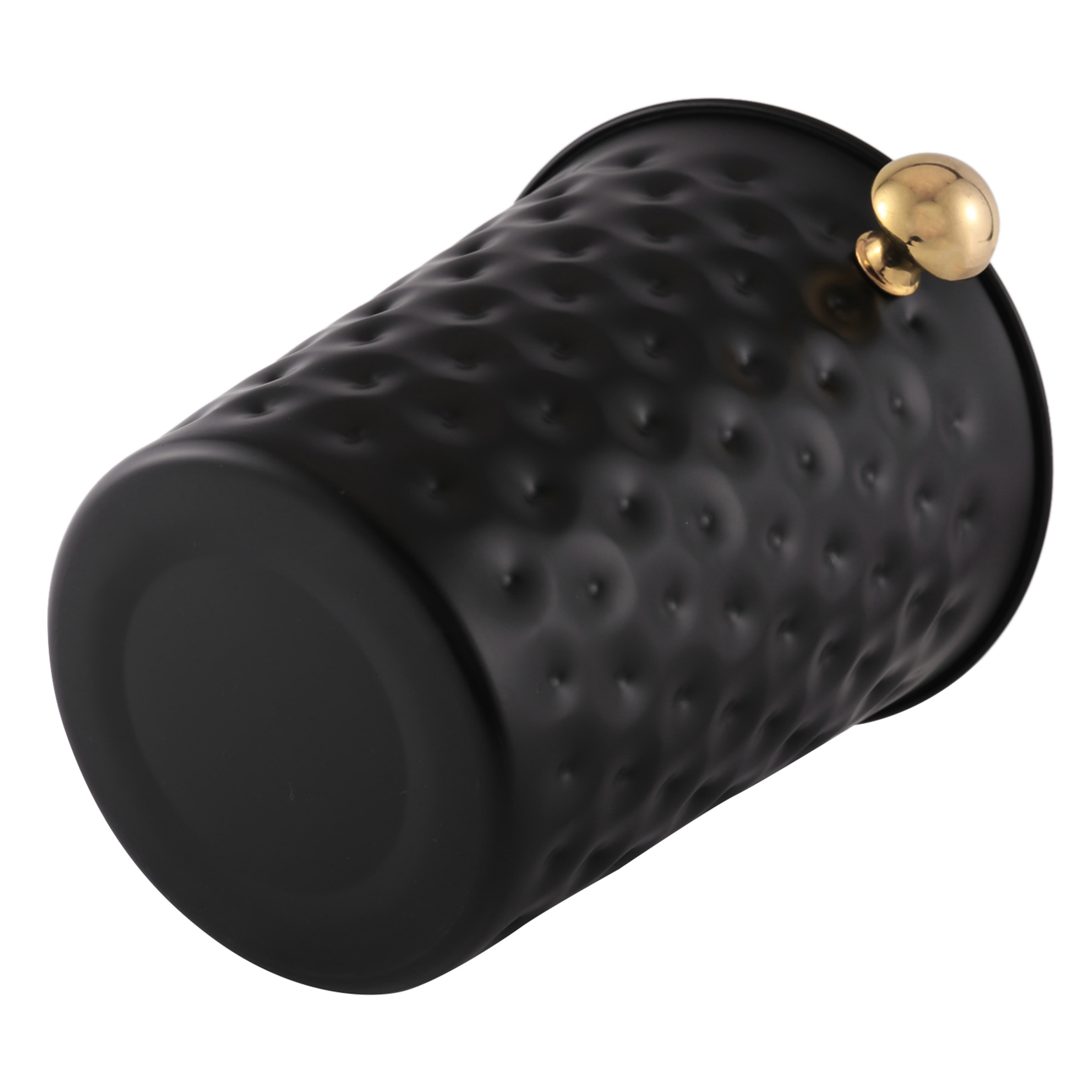 Glace Martelée Créative en Acier Inoxydable, Vin, Champagne, Hôtel, Maison, Fournitures KTV, Noir, E27