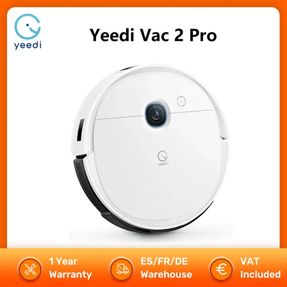 Yeedi vac 2 pro Roboter Staubsauger 3000pa Absaugung 240 Minuten Laufzeit Nass-und Trocken reiniger Teppicherkennungs-App Sprach steuerung