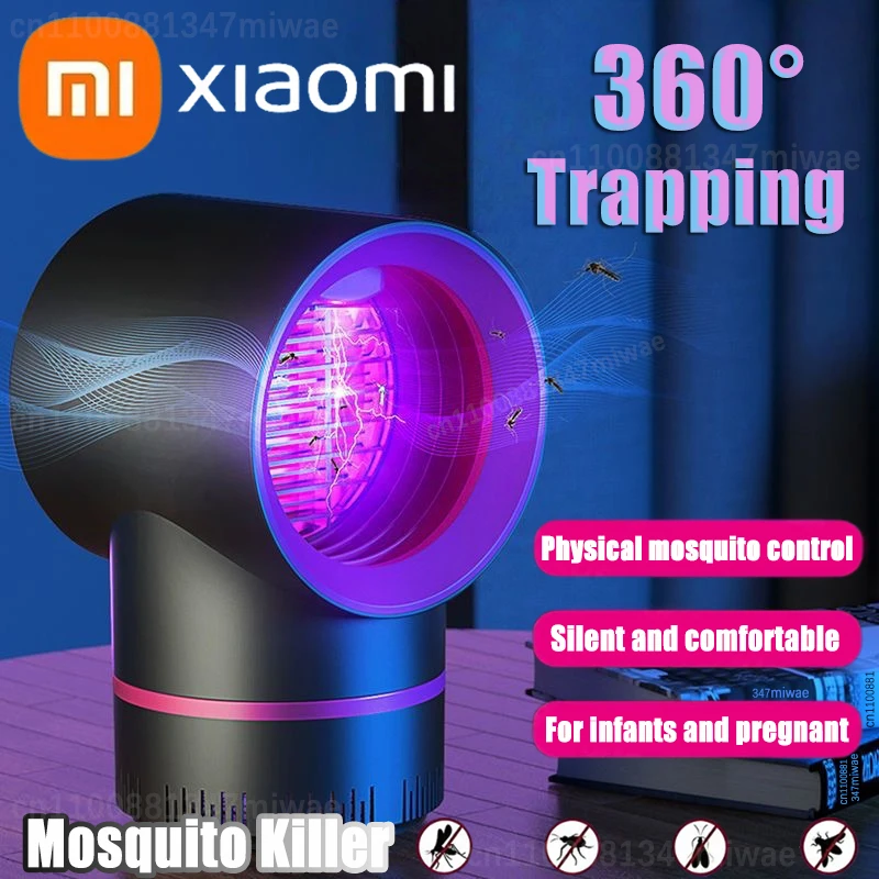 Xiaomi лампа от комаров портативная мини-ионная очистка электрическая ловушка для мух убийца бесшумная защита от насекомых комаров USB зарядка в помещении