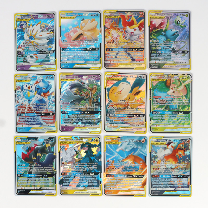 60-100Pcs French Version Pokémon Card Scarlet & Violet Rare Card Titanium crystal Charizard EX GX TAG MEGA Pokemon Battle Card