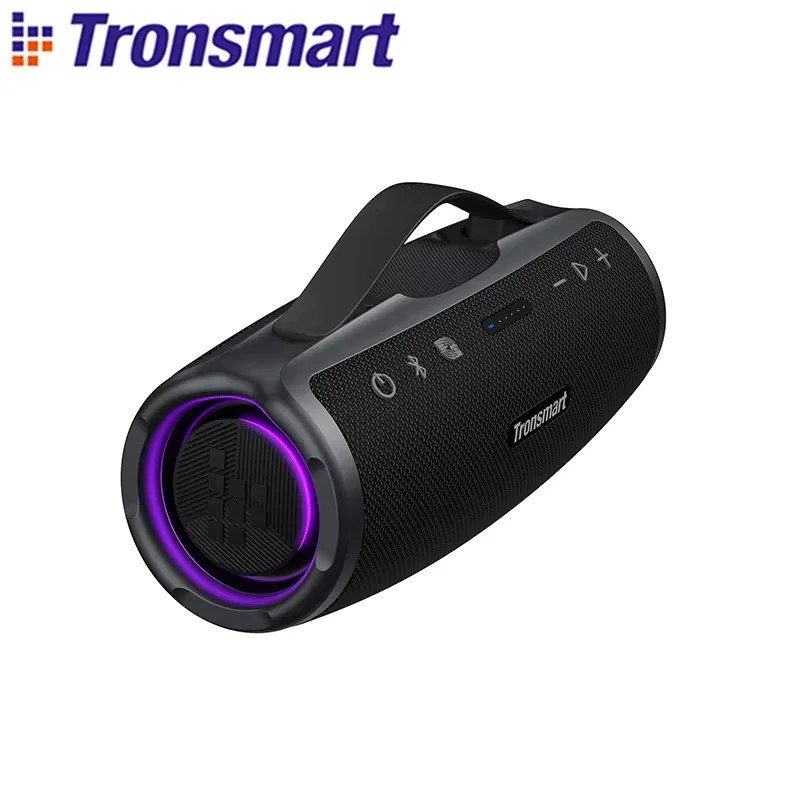 колонка Tronsmart Mirtune S100, колонка bluetooth Мощность 50Вт, колонка bluetooth мощная, Водонепроницаемость IPX7, управление через приложение, встроенный внешний аккумулятор и выдвижная ручка