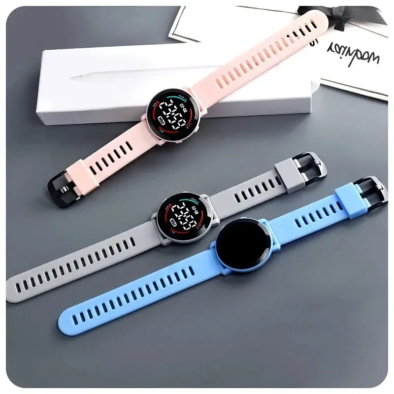 Relojes de pareja, Reloj Digital LED de moda para hombres y mujeres, Reloj deportivo informal de silicona, Reloj electrónico, nuevo Reloj Masculino
