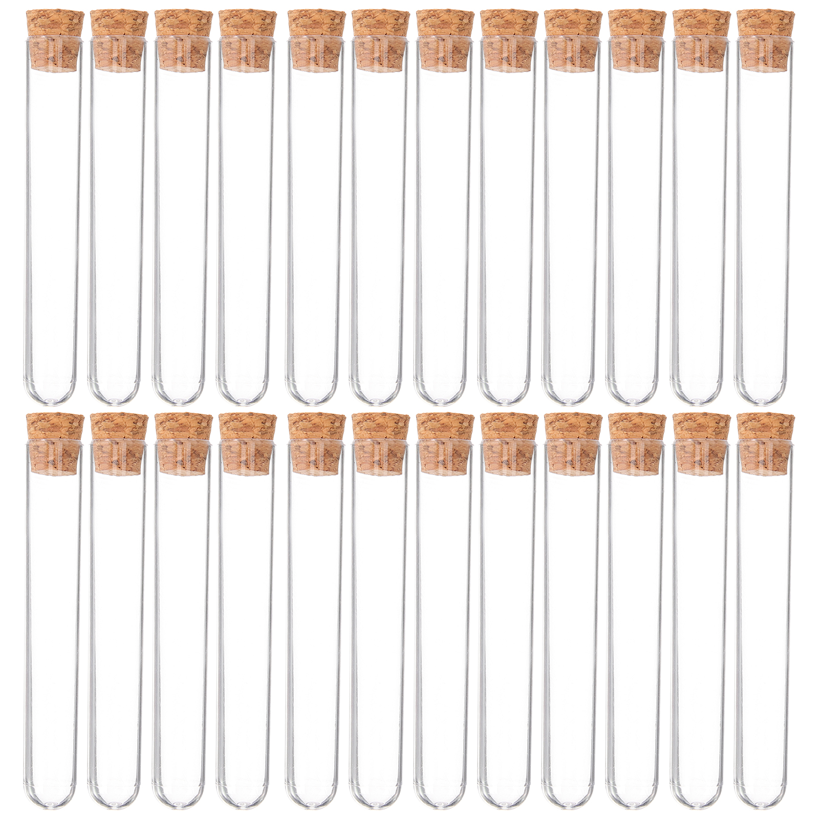 30 Stück Reagenz gläser klare Röhrchen mit Korks topfen für Schmuck perlen Pulver