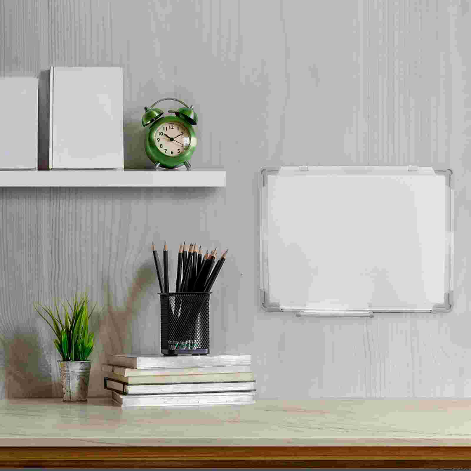 Groot wit bord Droog uitwisbare borden Mini droog uitwisbaar bord Ingelijst droog uitwisbaar bord voor whiteboard Aluminium frame Wandmontage