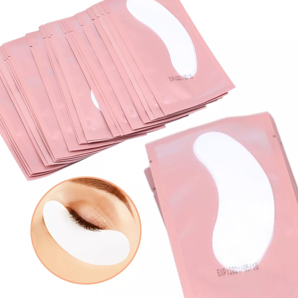 50 pares/máscara para ojos, máscara para ojos inferior para extensión de pestañas, parche para pestañas de maquillaje, pegatina, ayuda para maquillaje para extensión de pestañas