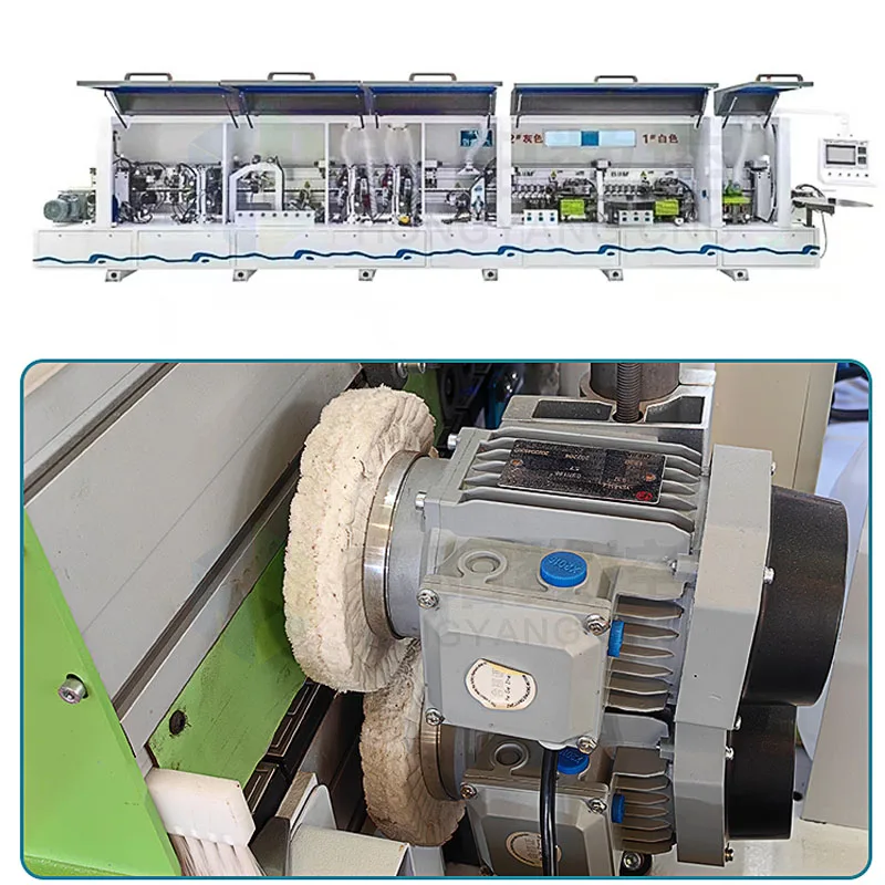 Macchina automatica per sigillare bordi Lucidatura Ruota in tessuto bianco di cotone Accessori per macchine per la lavorazione del legno Ruota per lucidatura