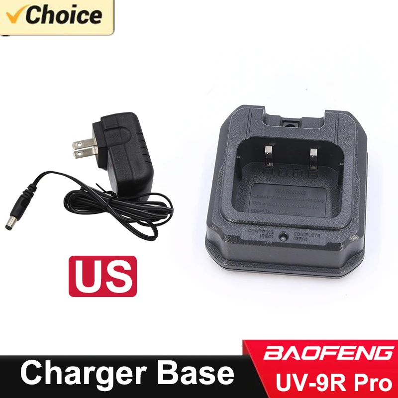 UV-S22 Pro V2 cargador Baofeng base de batería UV-9R Plus UV-9R PRO UV-68 UV-98 GMRS-9R UV-XR GT-3WP walkie talkies Radios accesorio