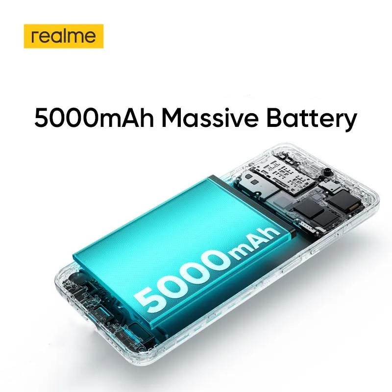 Realme c51 6.74 ''90hz display 50mp ai câmera 33w supervooc carga 5000mah bateria 6gb + 256gb poderoso smartphone octa-core