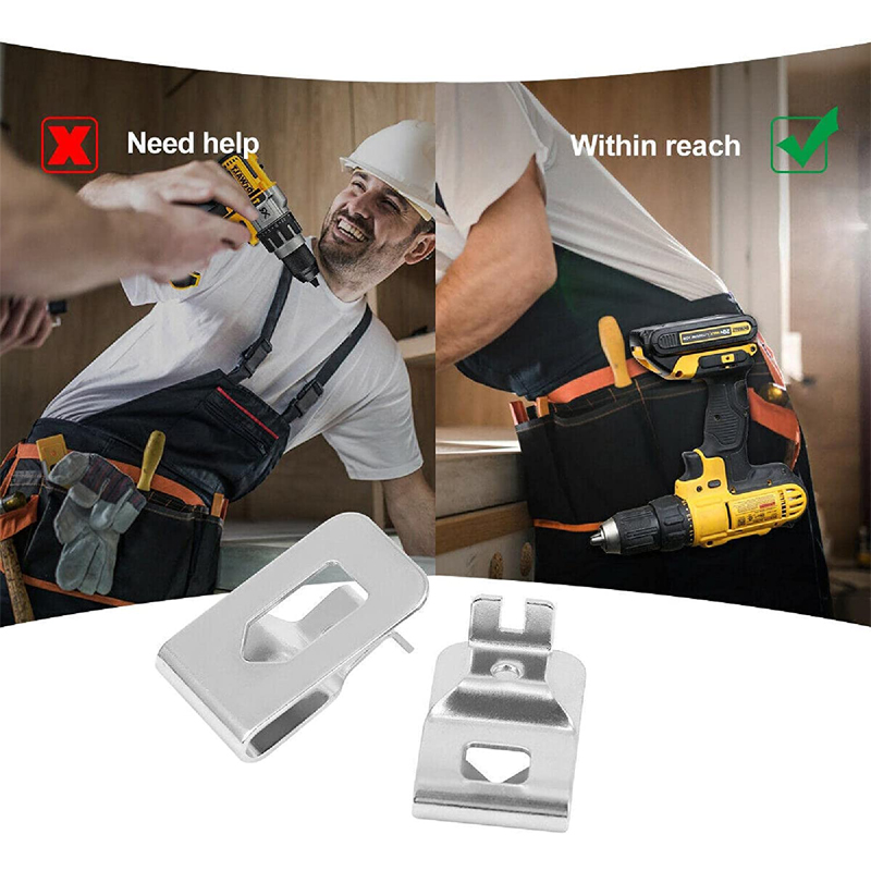 ตะขอคลิปหนีบเข็มขัดสําหรับตัวขับสว่าน Dewalt 20V N 268241   เอ็น 169778   DCD980 เอ็น 086039   DCD985 สว่านไฟฟ้าเข็มขัดตะขออุปกรณ์เครื่องมือไฟฟ้า