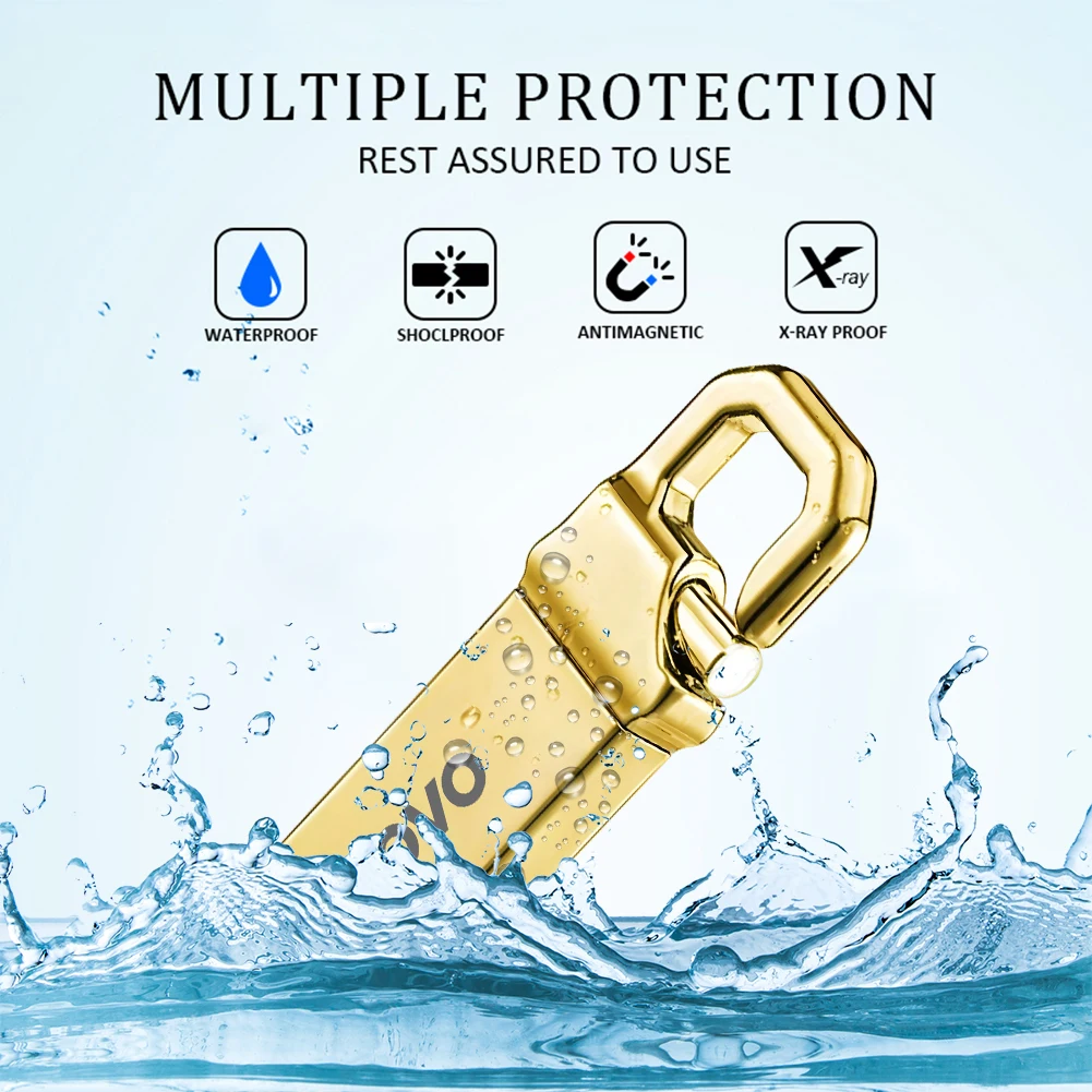 Lenovo 2TB USB3.0 Metal USB Flash Drive High Speed Pendrive 1TB 512GB Portable Usb Pen Drive Waterproof Memoria Usb Flash Disk